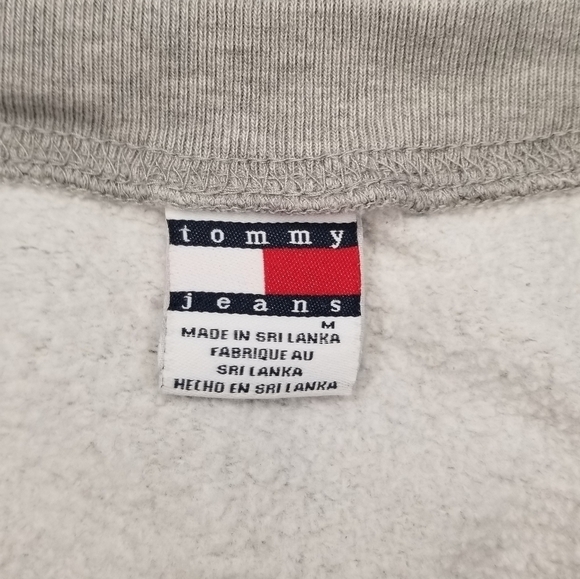 Tommy Hilfiger sz M kids pullover crewneck preppy y2k vintage - Picture 3 of 6